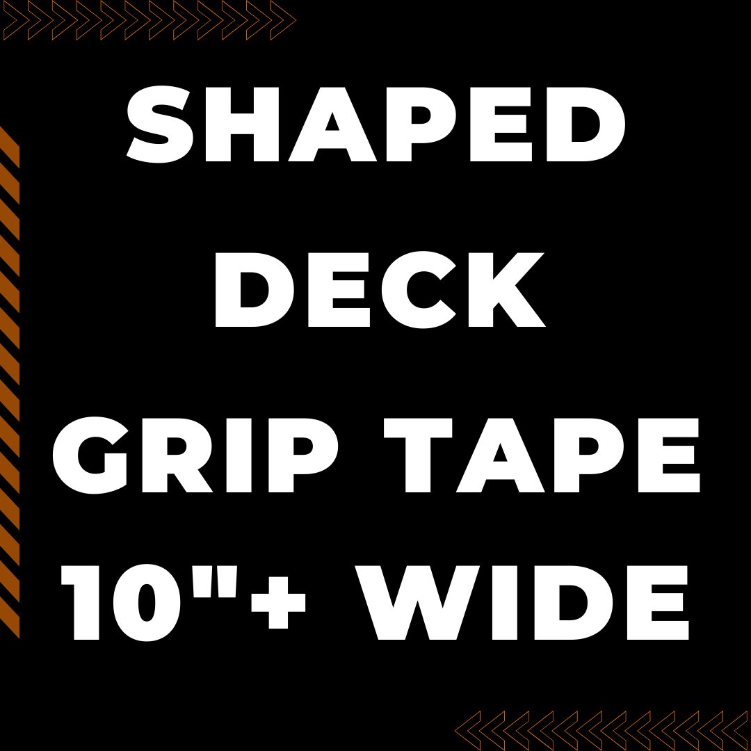 Wide 9"+ Wide x 33" + Grip Tape for Skateboards Bigger Than 9" Wide