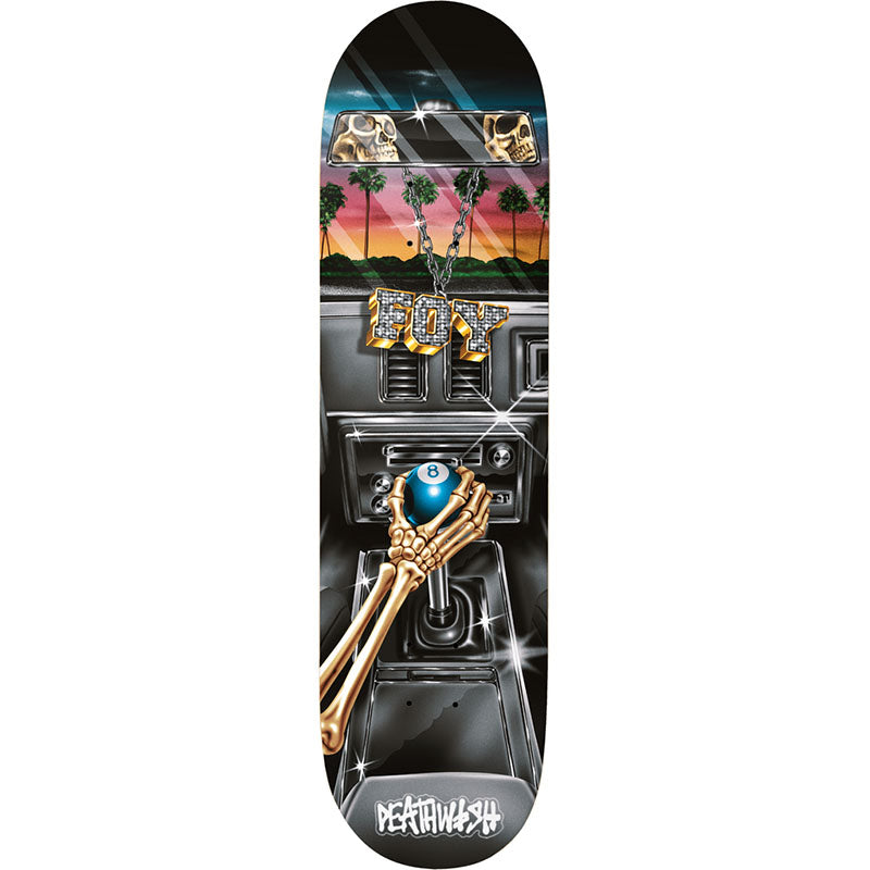 Deathwish 8.0" x 31.5" JAMIE FOY SAMBORGINI SHIFTER Skateboard Deck