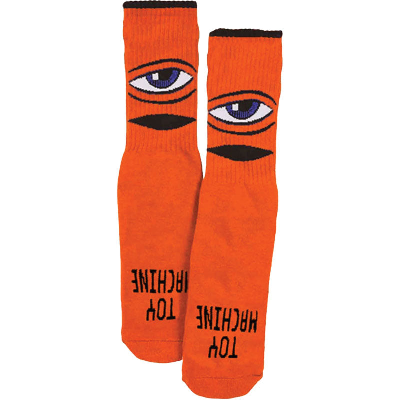 Toy Machine SECT EYE YOUTH CREW SOCKS ORANGE 1pr