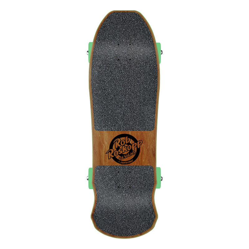 Santa Cruz Roskopp Face 9.5i" x 31" Shaped Cruiser Complete Skateboard (Dylans Special)