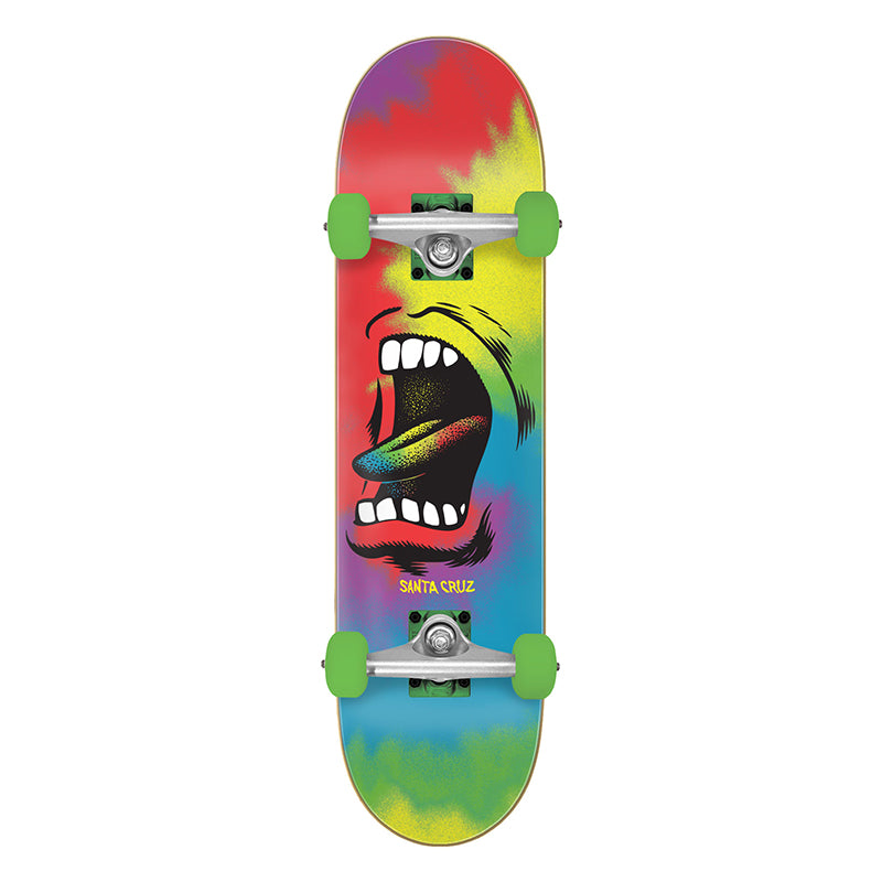 Santa Cruz 8.00" x 31.25" Big Mouth Tie Dye Full Complete Skateboard