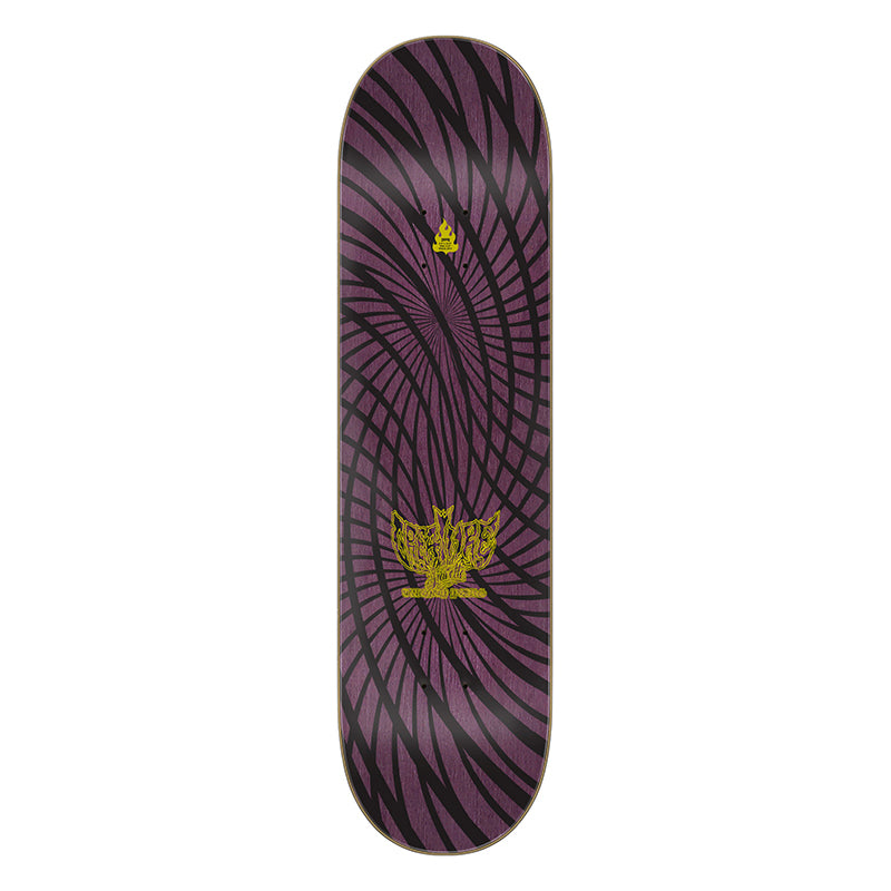 Creature 8.3" x 32.2" Gravette Hippie Skull 20th Pro Skateboard Deck