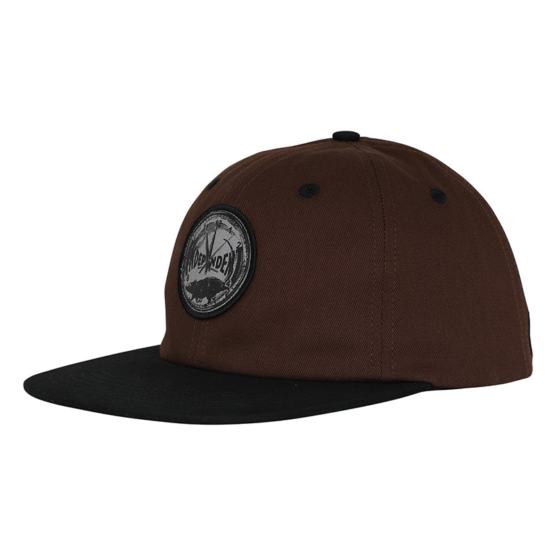 Independent Rat Race Snapback Unstructured Hat Dk Brown/Black OS Unisex