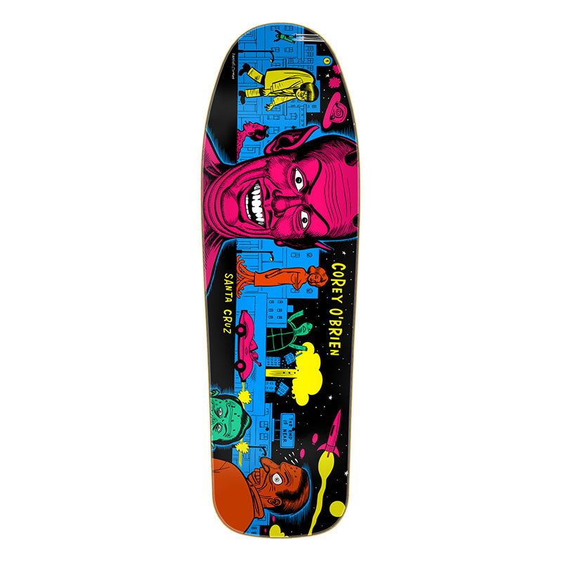 Santa Cruz 9.75" x 31.86" OBrien Mutant City Reissue Skateboard Deck (Start Ship 02/24/2027)