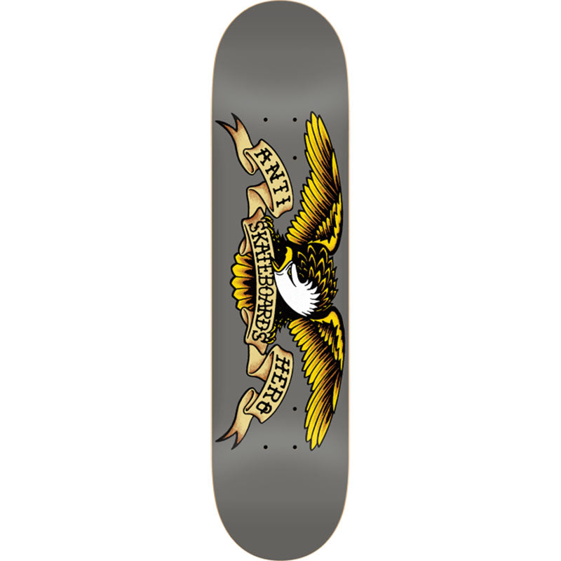 Anti-Hero 8.25" x 32" CLASSIC EAGLE GREY Skateboard Deck