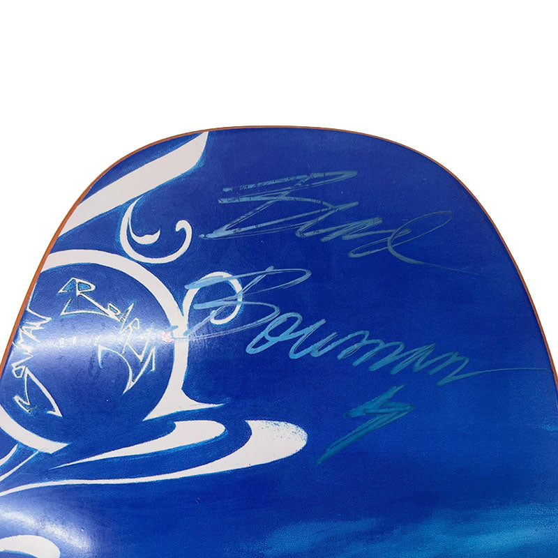 Brad Bowman 9.0" Signed Shaped Skateboard Deck