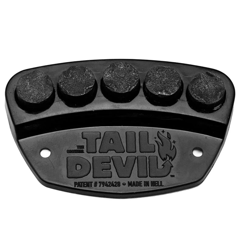 Tail Devil Red Skateboard Spark Plate
