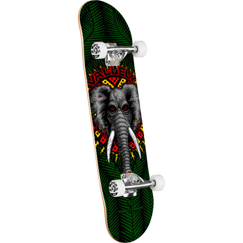 Powell Peralta 7.5" x 30.7" Mike Vallely Elephant Birch Green Complete Skateboard