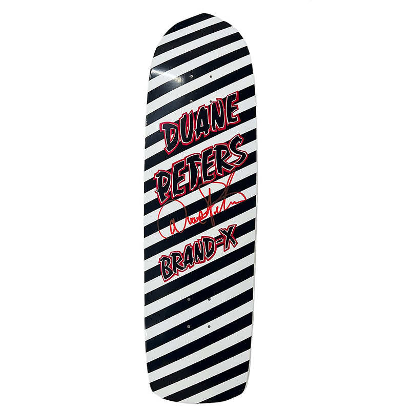 Brand-X DUANE PETERS Singed Skateboard Deck