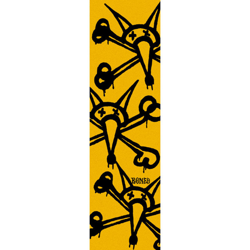 BONES WHEELS Vato Rat Grip Tape Sheet 9" x 33" GOLD