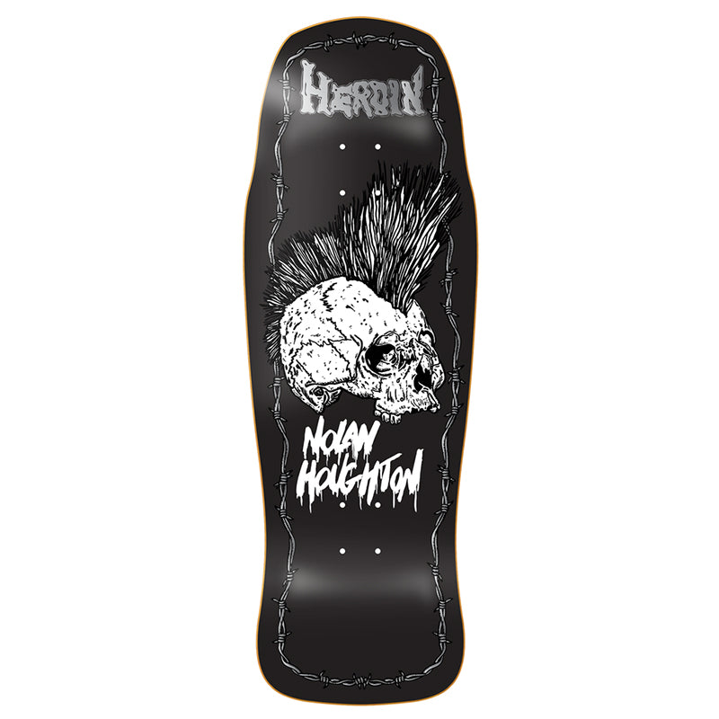 Heroin Skateboard 10.25" NOLAN HOUGHTON KO2 SKULL Deck