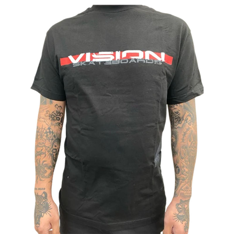 Vision OG Streetwear- Rough Tech Men's BLACK T-Shirt