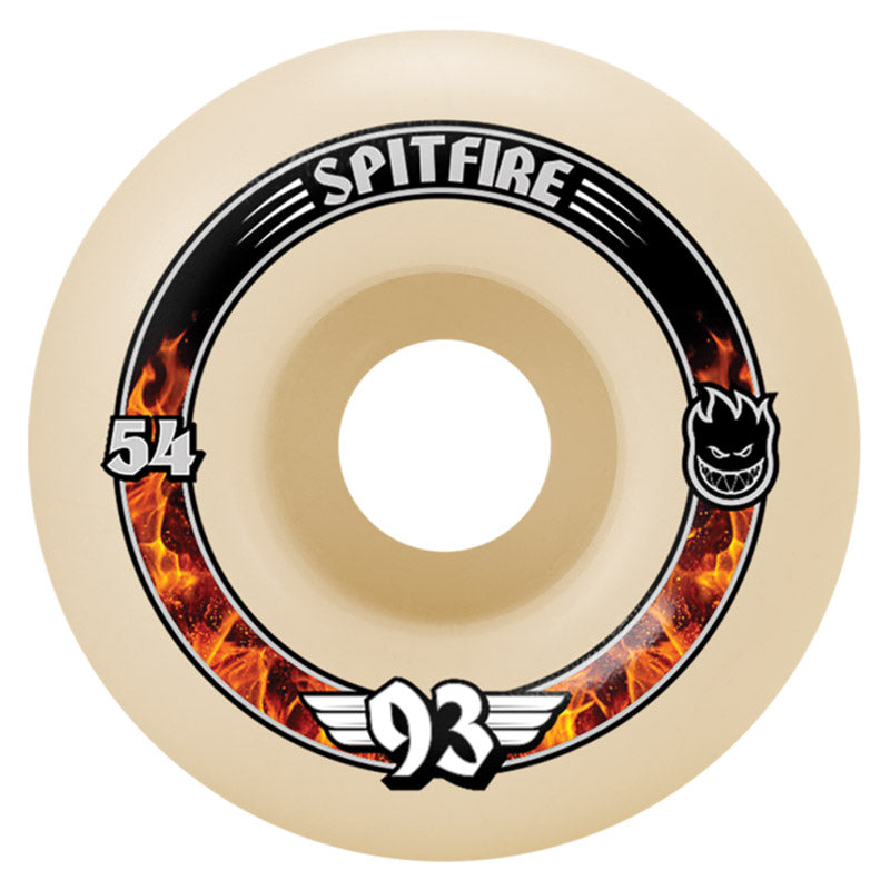 Spitfire F4 54mm 93a RADIAL NATURAL Skateboard Wheels 4pk
