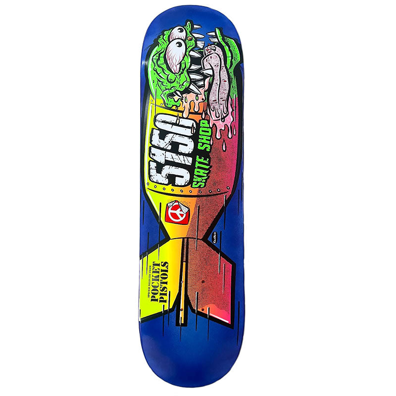 Pocket Pistols x 5150 Skate Shop Collab 8.25" Skateboard Deck B-6