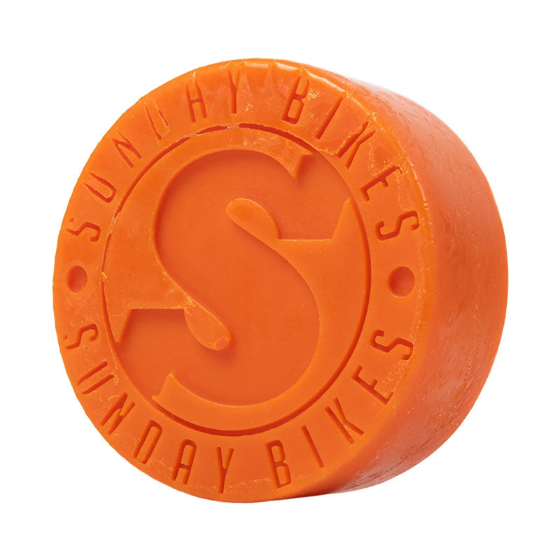 Sunday BMX Wax in puck shape. Bicycle Wax