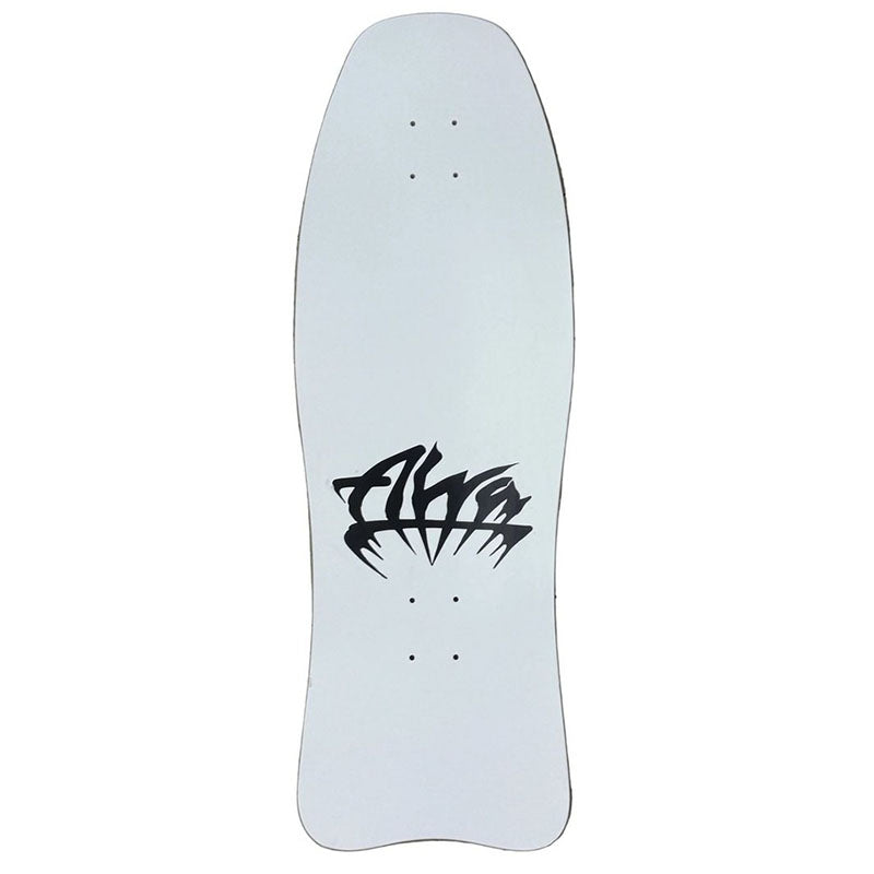 Alva 9.75" x 31.5" MODERN AGGRESSION FISH WHITE DIP SHAPED Skateboard Deck
