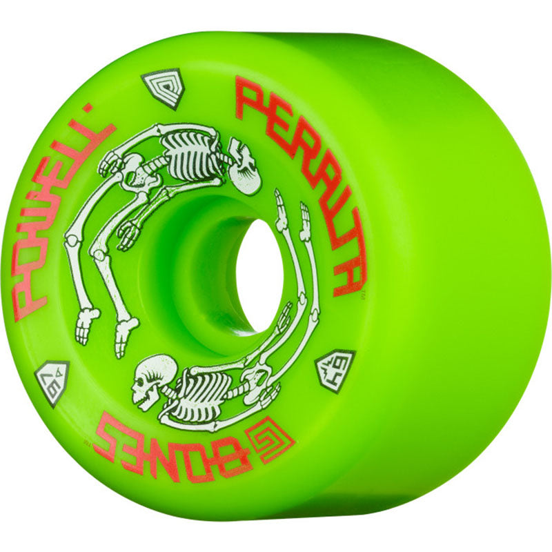 Powell Peralta 64mm 97a Green G-Bones Skateboard Wheels 4pk
