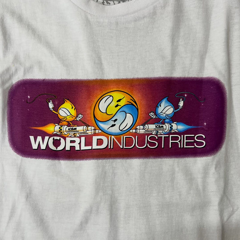 World Industries Battle Short Sleeve SMALL T-Shirt