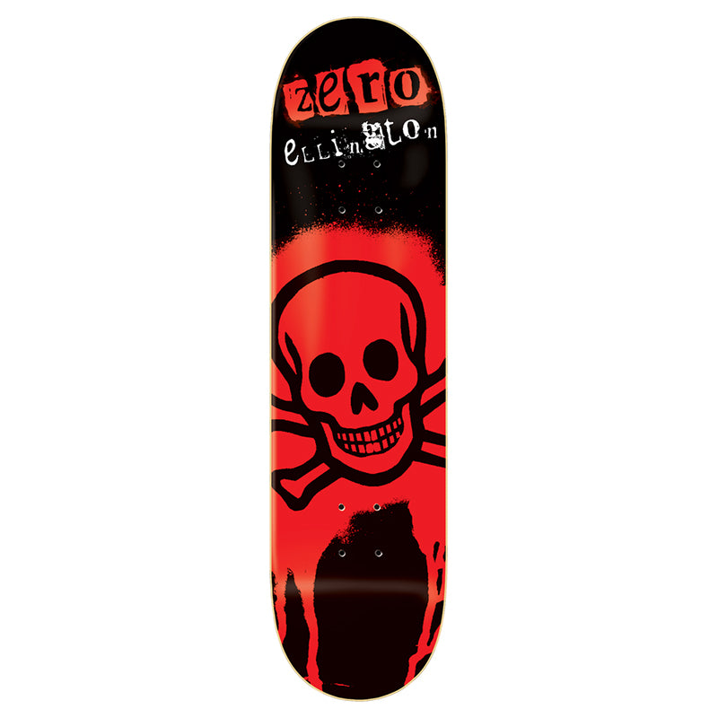 Zero 8.25" x 31.9" Deck Erik Ellington Stencil 30 Year Reissue Skateboard Deck