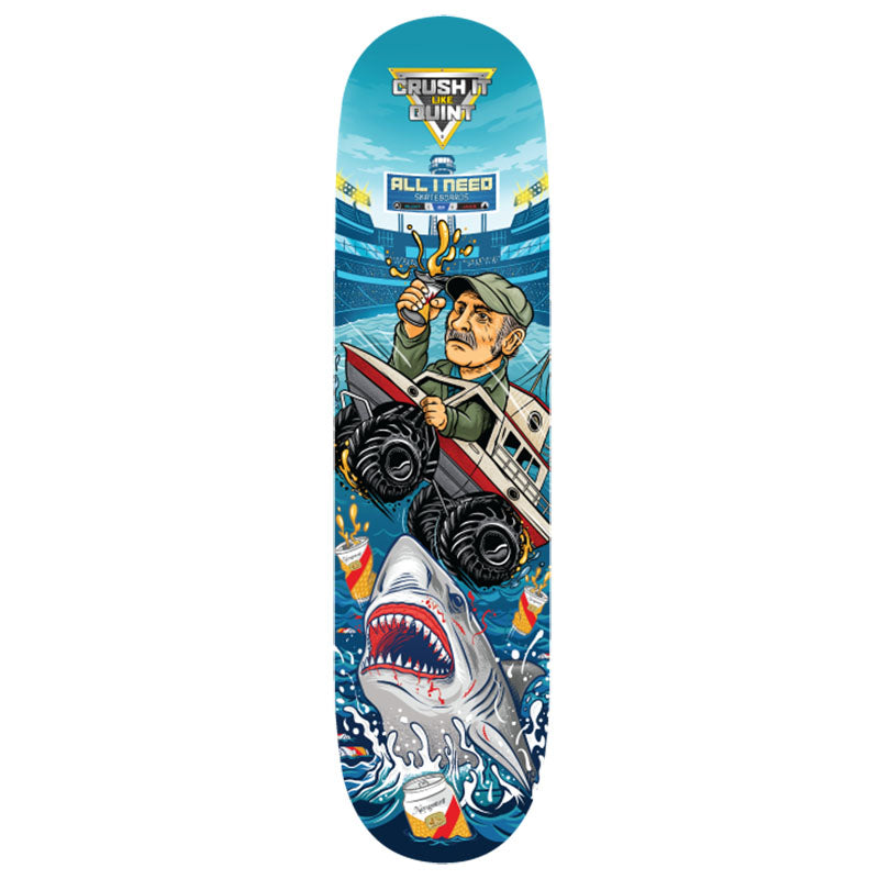 All-I-Need 8.25" Monster Truck Quint Skateboard Deck