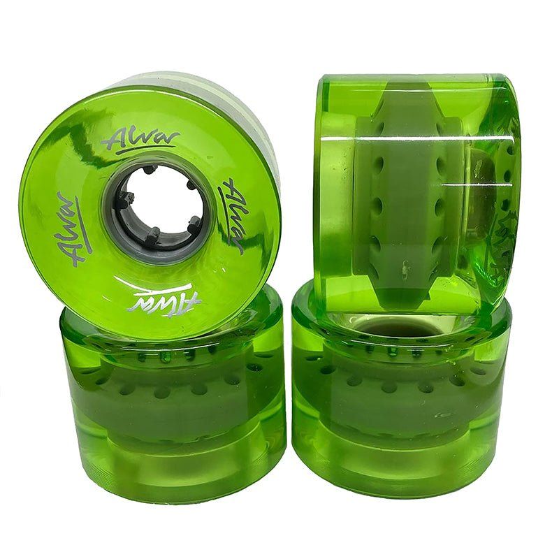 Alva 60mm 83a Cruiser Clear Green Skateboard Wheels 4pk 5150 Skate Shop