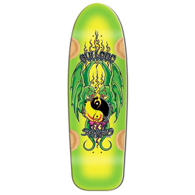 Bull Dog Skates 10.75" x 34.5625" GREEN BEAMER 11 Skateboard Deck 5150 Skate Shop