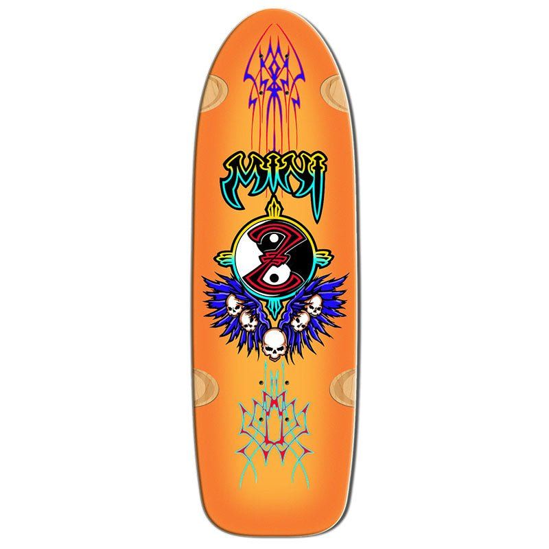 Bull Dog Skates 9.5" x 30.5" MINI Z ORANGE Skateboard Deck 5150 Skate Shop