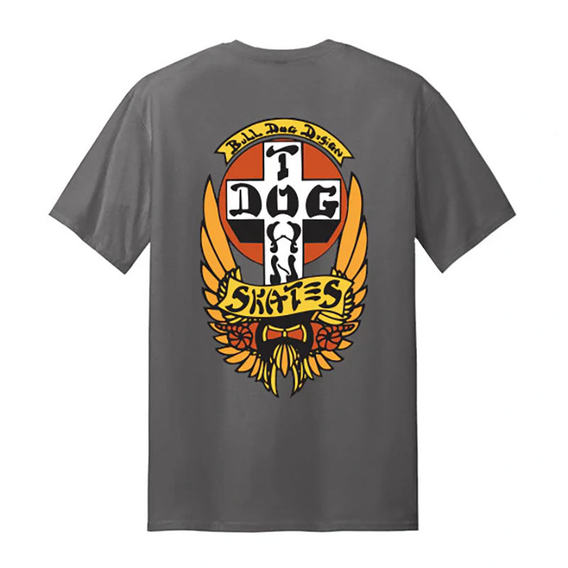 Dogtown Bull Dog OG 70s Charcoal T-Shirts
