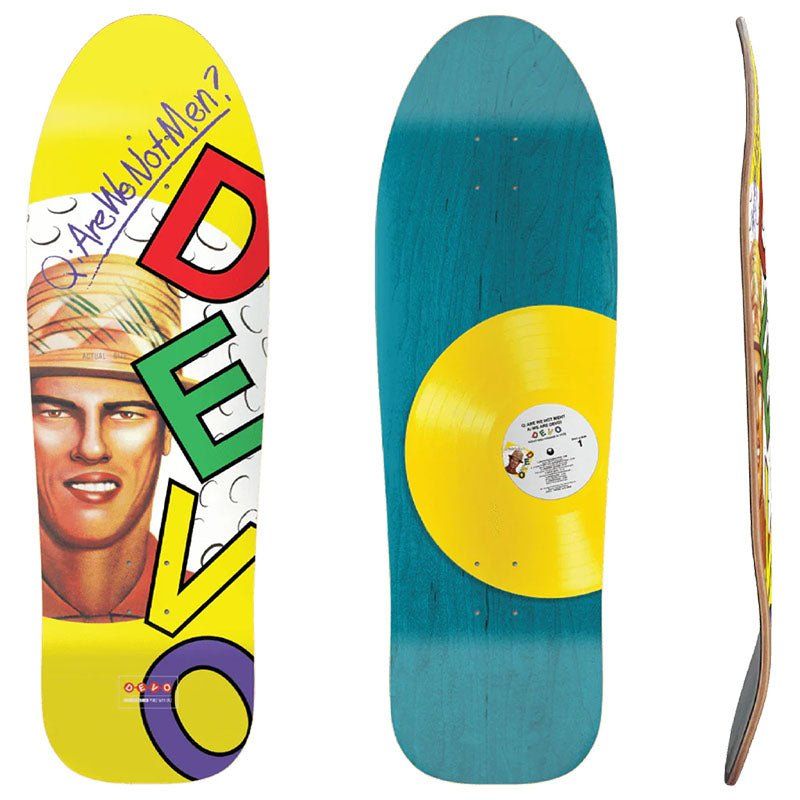 DEVO 9.75" x 31" ARE WE NOT MEN? Skateboard Deck 5150 Skate Shop