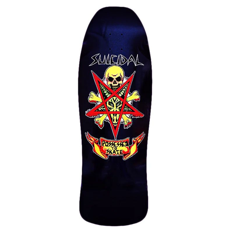 Dogtown 10" x 30.75" Suicidal Possessed to Skate 80's Reissue Skateboard Deck 5150 Skate Shop