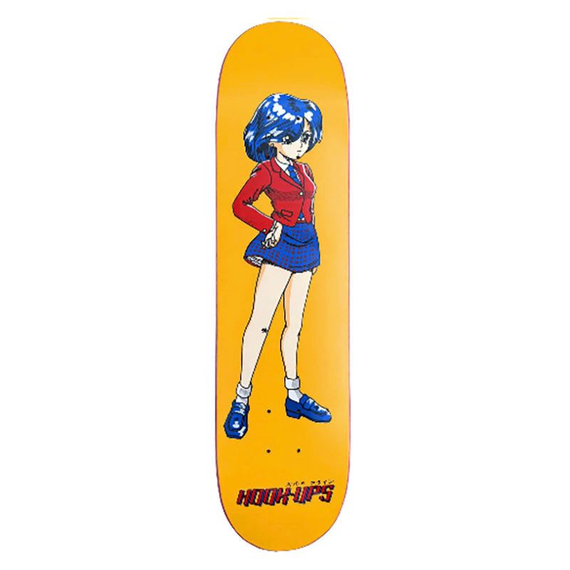 Hook-Ups 30 Years Anniversary 7.5" X 31" OG School Girl Skateboard Deck 5150 Skate Shop