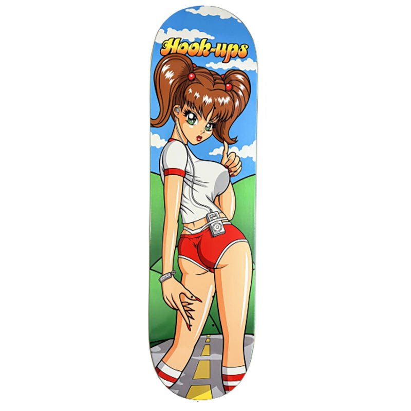HOOK - UPS 8.25" x 32.25" Hitchhiking Sakura Skateboard Deck