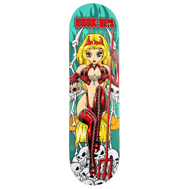 HOOK - UPS 8.5" x 32.25" Devil Throne Skateboard Deck