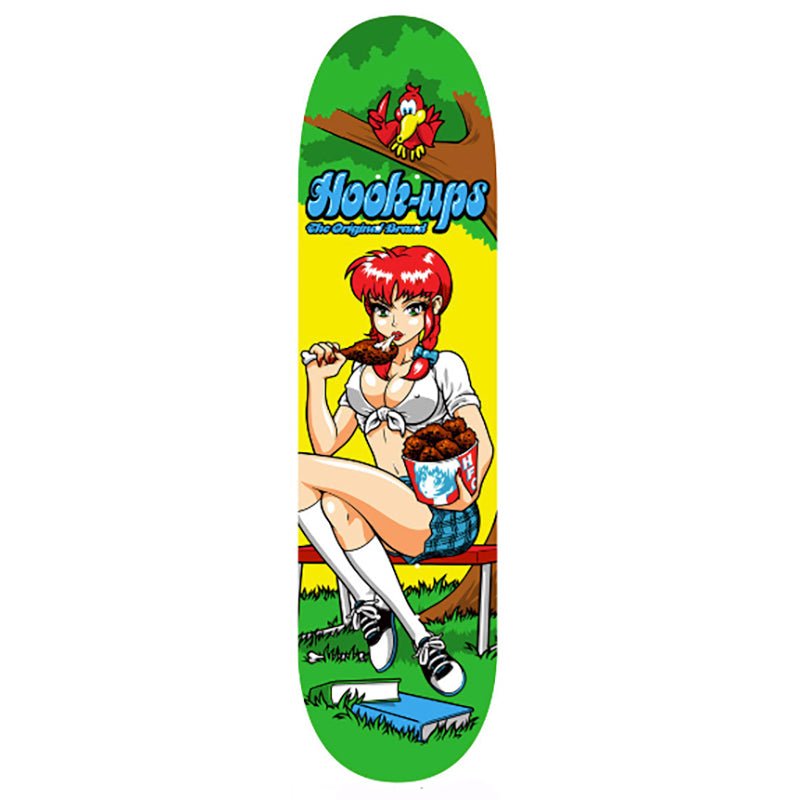 Hook-Ups Skateboards x KFC School Girl Skateboard Deck