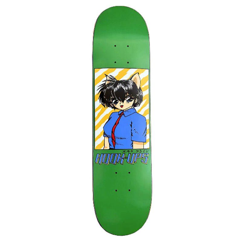 Hook-Ups Skateboards 7.5" x 31" Cat Girl 2 Skateboard Deck 5150 Skate Shop