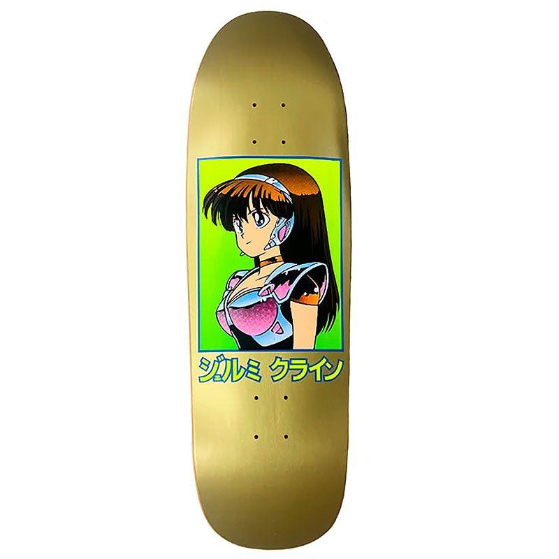 HOOK-UPS Skateboards 9.5" x 31.75" Dream Girl Gold Skateboard Deck 5150 Skate Shop