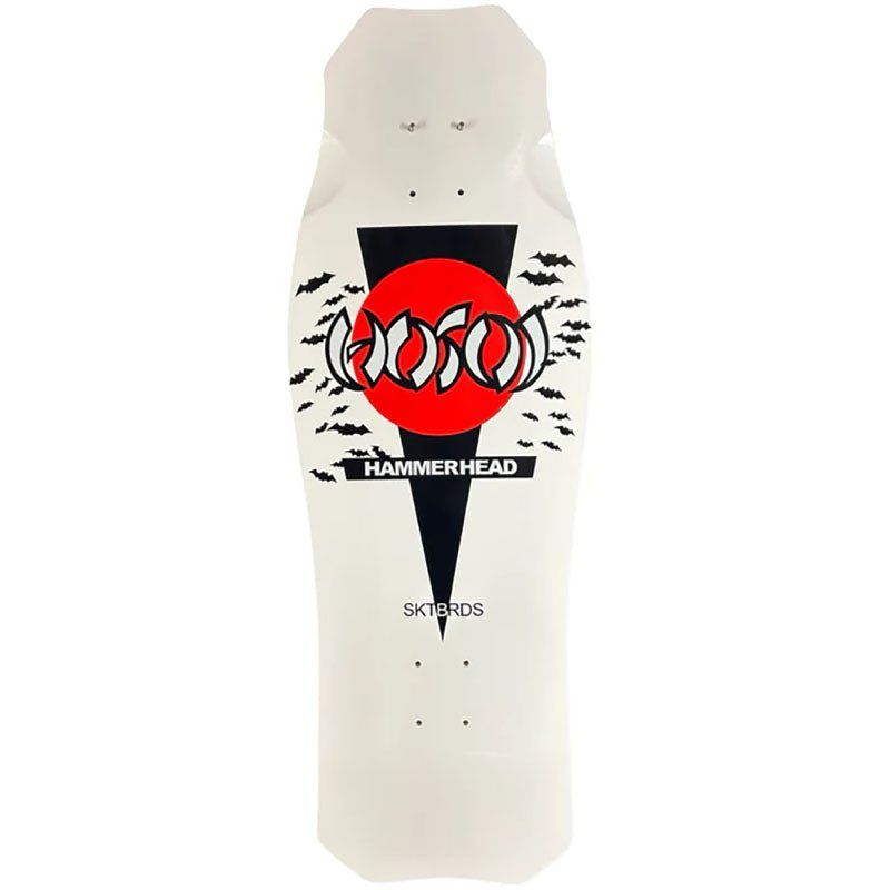 Hosoi 10.5"x 31" White "The Lost" Halloween 2024 OG Hammerhead Skateboard Deck 5150 Skate Shop