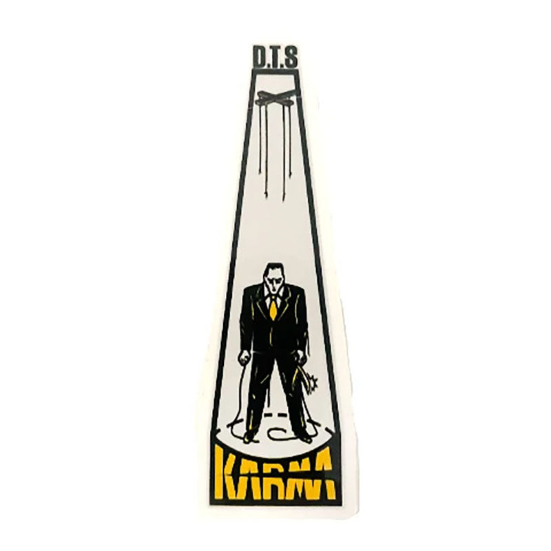 Dogtown 4" Tall Karma Tschoeff 'Puppet' 90s Sticker