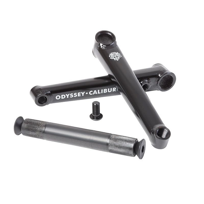 Odyssey 165mm Rust Proof Black Calibur v2 BMX Cranks Rustproof Black 5150 Skate Shop