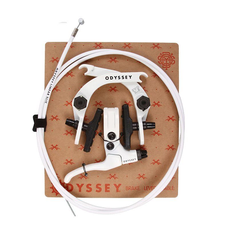 Odyssey Evo 2.5 White Bicycle Brake Kit 5150 Skate Shop