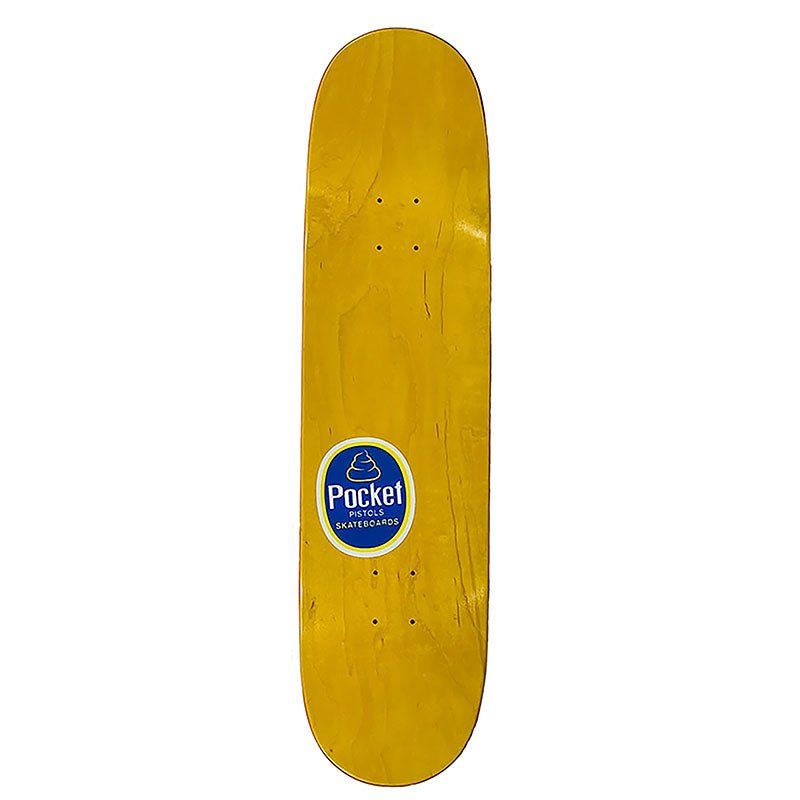 Pocket Pistols (PPS) 8.25" Big Rotten Yellow Banana Skateboard Deck 5150 Skate Shop