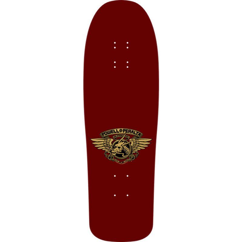 Powell Peralta 9.75" x 31.12" Steve Caballero Mask Reissue Burgundy/Gold Foil Skateboard Deck 5150 Skate Shop