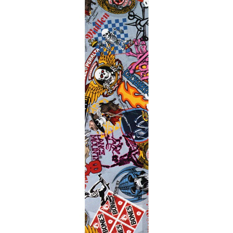Powell Peralta 9" x 33" Grip Tape Sheet Collage 5 Skateboard Grip Tape 1pc 5150 Skate Shop