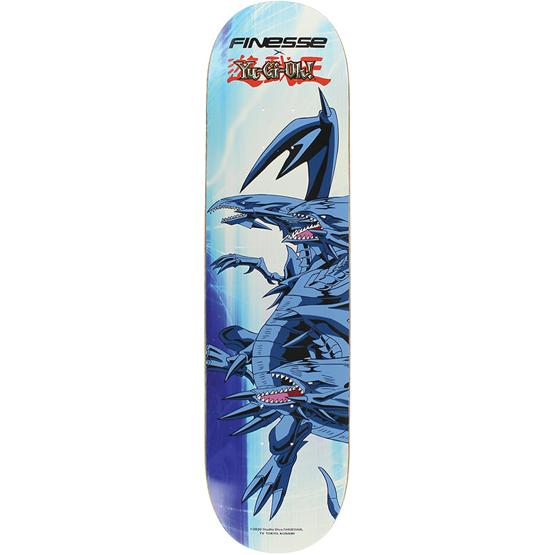 Finesse 8.0" Yu-Gi-Oh! Blue Eyes White Dragon Skateboard Deck 5150 Skate Shop Finesse 8.0" Yu-Gi-Oh! Blue Eyes White Dragon Skateboard Deck 5150 Skate Shop