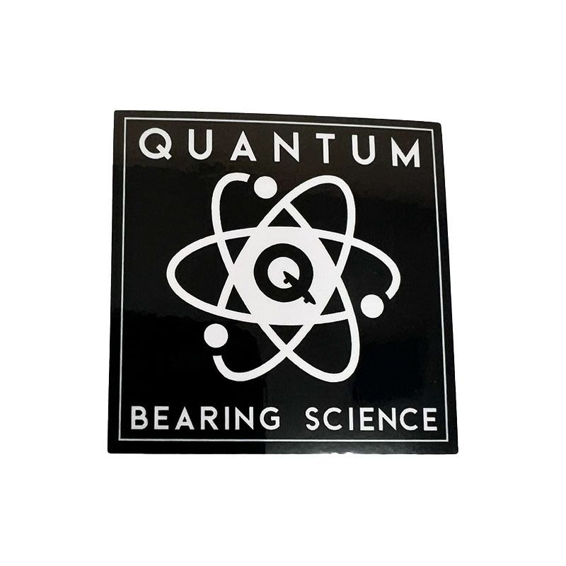 Quantum Bearing Science 2" Black Sticker 5150 Skate Shop