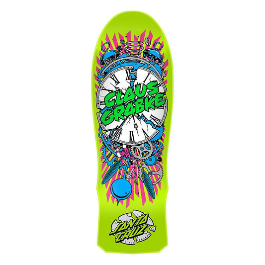 Santa Cruz 10.04" x 29.83" Grabke Exploding Clock Reissue Skateboard Deck (PRE-ORDER)-5150 Skate Shop