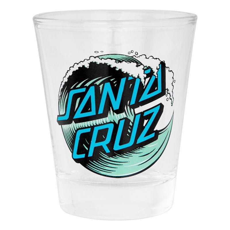 Santa Cruz 2oz Wave Dot Shot Glass 5150 Skate Shop