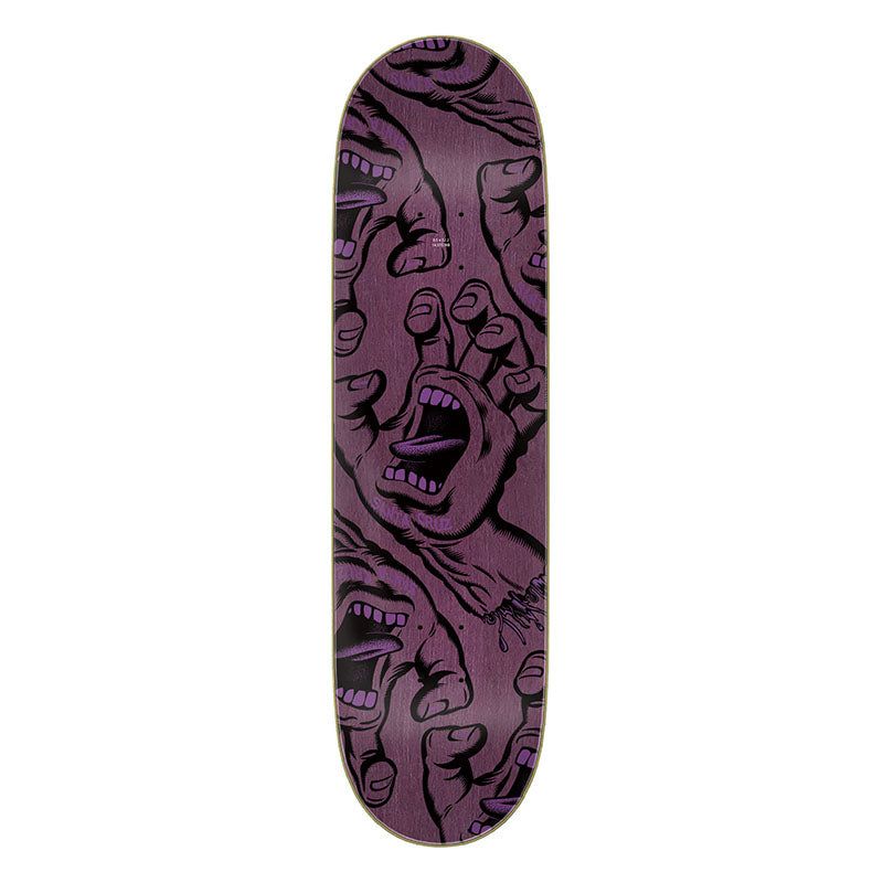 Santa Cruz 8.5" x 32.2" Crowded Hand Skateboard Deck 5150 Skate Shop