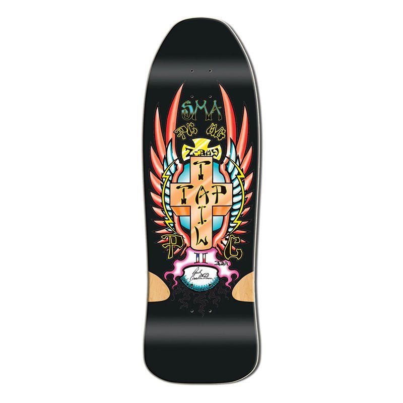 Santa Monica Airlines Series Three 30" x 9.5" PC BLACK FORMICA Skateboard Deck 5150 Skate Shop