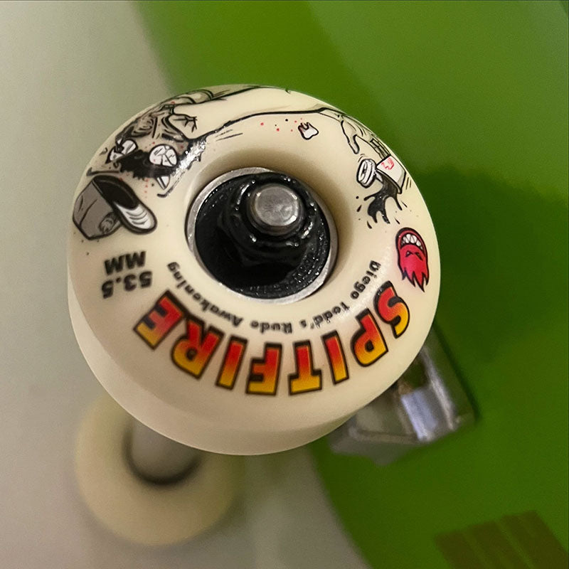 Toy Machine 7.75" TURTLE FACE GREEN Complete Skateboard